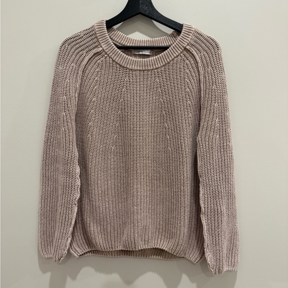 Zenana Outfitters Ash Mocha Sweater - Picture 4 of 7